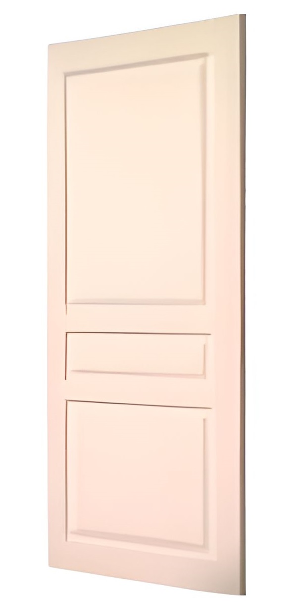 3 Panel Square Woodgrain Finish Door
